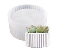 Moules en silicone pour pots de fleurs en béton, ciment en béton, moules en silicone pour, moules en argile époxy pour pot de fleurs, porte-stylos, bougeoirs, conteneurs à bijoux, décoration