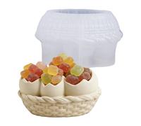 Moules en silicone pour résine époxy | Moule Non Collant DIY pour Nid d'Oiseau | Moules en silicone pour résine, bol décoratif - pour pots de, paniers, centre de table, déco intérieure, crémaillère,