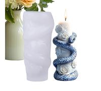 Moules en silicone pour résine époxy, moules à bougies en silicone, gabarit époxy 3sD résistant à la chaleur Cosn Caslor de savon de serpent moule