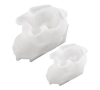 Moules en Silicone pour Résine,Outil de Moulage 3D Fait Main | Moules Pour Bougies En Forme De Lapin,Pour Ciment Argile Savon Bougie Plâtre Décoration de Table