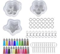 Moules En Silicone Pour Résine, Patte De Chat Moule Resine Silicone, Griffe D'ours Moulle Silicone Resine Epoxy Pour Résine Diy, Pendentif, Porte-Clés