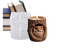 Moules en Silicone pour Résine | Souche d'arbre et antiadhésifs réutilisables - Petit moule pot fournitures résine | pour Pot de Fleurs, Bougeoir, Rangement, Organisateur, Déco Maison, DIY, Loisirs