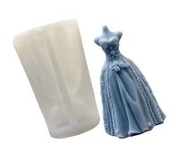 Moules en silicone pour robe de mariée et moulage de résine, fournitures de décoration d'intérieur, plâtres en silicone de mariage princesse