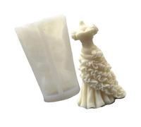 Moules en silicone pour robe de mariée et moulage de résine, fournitures de décoration d'intérieur, plâtres en silicone de mariage princesse