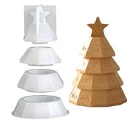 Moules en silicone pour sapin de Noël - Calendrier de l'Avent - Moule en silicone pour sapin de Noël - Moule en silicone pour sapin de Noël - Calendrier mensuel (A)