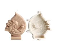 Moules en silicone pour sculptures religieuses en forme de statue de prière - Convient pour la fabrication artisanale et le savon