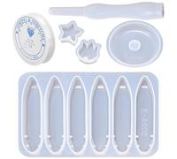 Moules en silicone pour sous-verre en résine Moule Noël antiadhésif | Forme de coulée réutilisable pour repose-plat Pour Bassine à Vaisselle Marmite Bol Table Comptoir Cuisi Costume B