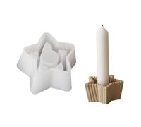 Moules en silicone pour supports avec cœur, étoile et formes rondes. Idéal pour la décoration de la maison et les ateliers. Moule en silicone