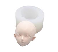 Moules En Silicone Pour Visage Humain, Pour Gâteau, Fondant, Biscuit, Sucre, Chocolat, Dessert, Poupée En Argile, Moule De Fabrication