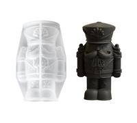 Moules en silicone réalistes pour figurines de soldats royaux - Texture en silicone - Convient pour les projets de résine et de plâtre