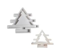 Moules en silicone robuste et flexible pour sapin de Noël pour création de supports personnalisés, moule de décoration de vacances