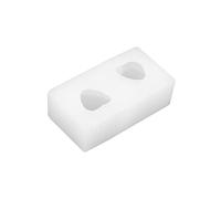 Moules en silicone souple en forme de cœur en forme de macaron de qualité alimentaire, argile, céramique, bonbons, fondant, chocolat, savon, gâteau, décoration de gâteaux, formes de pâtisserie pour
