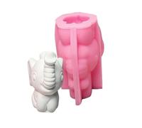 Moules en silicone souple en résine pour travaux manuels, décoration détaillée en forme d'éléphant, convient pour la décoration de la maison et les cadeaux, moules faciles à démouler
