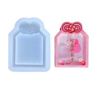 Moules en silicone transparent en forme de dessin animé pour fabrication de bijoux et amulettes