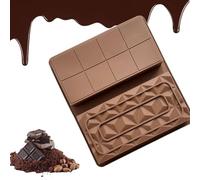 Moules épaisses de barres de chocolat - plateau de bonbons en silicone alimentaire, moules de chocolat | Accessoire de cuisson en toute sécurité, pour barres farcies faites maison