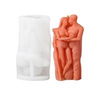 Moules époxy 3D en forme de couple - Forme artisanale en résine de silicone | Modèle de figurine de couple | Outil fait main pour savon fondant | Créations d'art époxy pour la Saint-Valentin, un