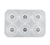 Moules Époxy En Perles De Silicone Pour Pierres Précieuses Pendentif Boucles D'oreilles Bijoux Et Fabrication De Bracelets 20/25/30mm