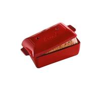 Emile Henry Made In France Flame Bread Loaf Baker, 9.4 x 5, Burgundy