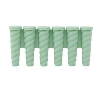 Moules faits à la main en silicone pour faire des bâtons avec 6 cavités - Aide au démoulage facile pour la fabrication de glace faits à la main pour gelée, confiture, pudding, yaourt et jus