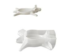 Moules flexibles en silicone pour créer un support de photophore en forme de vache allongée, moule d'ornement de bureau, moules en résine époxy pour support