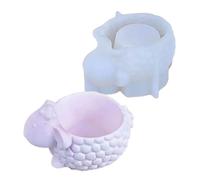 Moules flexibles pour pots de fleurs, moules artisanaux, forme animale, pots de fleurs, pots de fleurs, bougeoirs, support en silicone