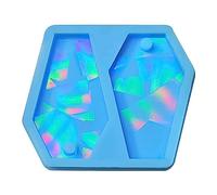 Moules géométriques en silicone pour pendentif en forme de cercueil et porte-clés