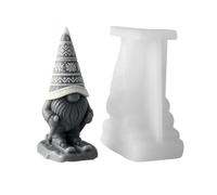 Moules Gnome En Silicone 3D Nain Mignon DIY Réutilisable Et Facile À