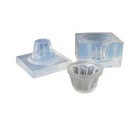 Moules miniatures en forme de bol - Texture en silicone - Convient pour divers matériaux - Outil de fabrication de bijoux en résine