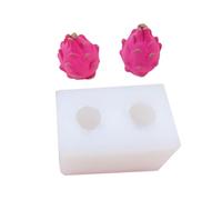 Moules moulés en silicone pour fruits, immunisés contre la, avec 4 modèles pour la fabrication de gâteaux, de chocolat et de bijoux artisanaux, moules en silicone pour raisin, melon de muscat