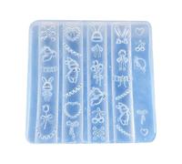 Moules multi-usages en silicone pour esthéticiennes et apprenants en nail art