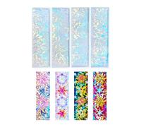 Moules multi-usages en silicone pour marque-pages faciles à utiliser - Moules artisanaux en forme de flocons de neige - Décoration polyvalente