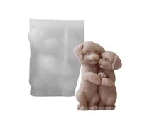 Moules multifonctions en silicone en forme de chien pour les amateurs de savon Figurine de chien
