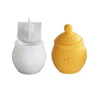 Moules multifonctions en silicone pour bocaux et bougeoirs - Solution de rangement créative - Moule facile à démouler