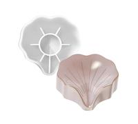 Moules multifonctions pour porte-savon en forme de fleur pour la fabrication à la main - Boîte de rangement créative - Moules en résine