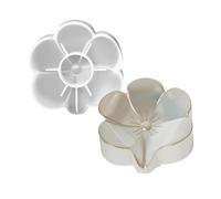 Moules multifonctions pour porte-savon en forme de fleur pour la fabrication à la main - Boîte de rangement créative - Moules en résine