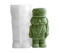 Moules parfumés en silicone aux noix de soldat ornemental plâtres de moulage de résine de cuisson barbe homme plâtre résine époxy pansements silicone
