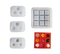 Moules polyvalents en silicone pour boîte à pâtisseries miniatures, conçus pour les amateurs et les artistes à la recherche de précision et de détails, moule de création artistique