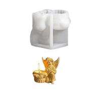 Moules portables en silicone réutilisables pour figurines angéliques pour entraînement de la main et cadeaux à partir de 3 ans Figurine angélique