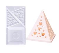 Moules pour bougeoirs - Moules en silicone de qualité supérieure pour bougies de bricolage, kits de fabrication de bougies | Moules en résine et cire, moules décoratifs pour bougeoirs pour projets