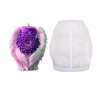 Moules pour bougies, ailes d'ange pour la fabrication de bougies, fournitures artisanales, outils d'art époxy, outils d'artisanat pour cire, savon, argile, plâtre, chocolat, gâteau, décoration