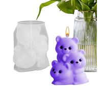 Moules pour bougies en forme d'animaux, formes 3D pour bougies, chocolat - Pour plâtre et résine, travaux manuels, décoration de gâteaux, chocolat maison et appartement de vacances