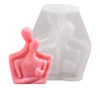 Moules pour couple de bougies en silicone,Moules en résine pour couple | Moule à chocolat - de fabrication de bougies, moule de bougie d'art corporel en forme de Couple, moule de moulage en rés