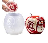 Moules Pour La Création De Bougies Forme 3D en forme de fruits, sculpture | Moule À Bougie Thème Noël Pour moulage, coulage, fêtes, artisanat, savon, résine époxy, plâtre, table, centr