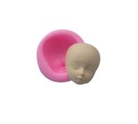 Moules pour le visage en silicone Moule 3D en argile pour visage de bébé,