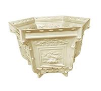 Moules pour pots de fleurs en béton - Moule pour pot de fleurs hexagonal - Moule pour pots de fleurs en argile - Moule en plastique pour ciment et argile