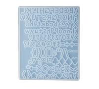 Moules professionnels pour Nail Art, petits accessoires, moule décoratif avec lettres et chiffres pour décorations de manucure, outil de fabrication de bijoux