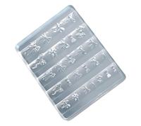 Moules professionnels pour nail art sur le thème des nœuds - Petits accessoires - Moules décoratifs pour salon de manucure - Moule d'accessoires pour ongles