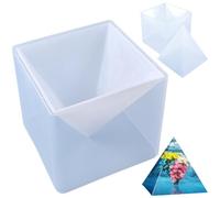 Moules pyramidaux pour résine Super grands moules en silicone pyramide bricolage résine époxy artisanat bijoux moule en silicone pour savons de cire de plâtre