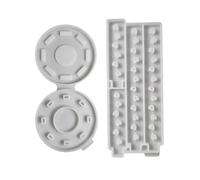 Moules Rectangulaires En Résine Époxy Pour Lumière Et Bougeoir En Silicone Pour L'artisanat De Lumières Décoration Conteneurs Bougies Conceptions