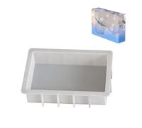 Moules rectangulaires en silicone - Moules en résine - Fournitures de fabrication artisanale pour créer des serre-livres uniques et des présentoirs de table - Moules en silicone pour mariages